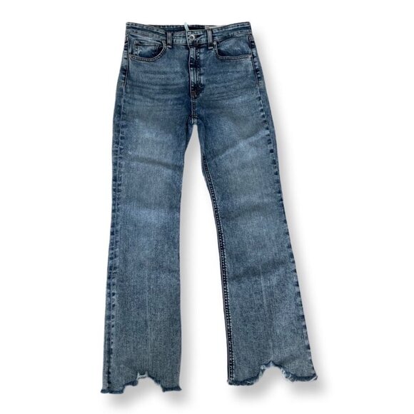 rag & bone  NINA HIGH- RISE ANKLE FLARE jeans size 27 - Picture 1 of 6